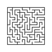 Abstact labyrinth. Game for kids. Puzzle for children. Maze conundrum. Vector illustration