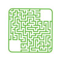 Abstact labyrinth. Game for kids. Puzzle for children. Maze conundrum. Color vector illustration.