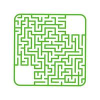 Abstact labyrinth. Game for kids. Puzzle for children. Maze conundrum. Color vector illustration.