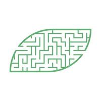 Abstact labyrinth. Game for kids. Puzzle for children. Maze conundrum. Color vector illustration.