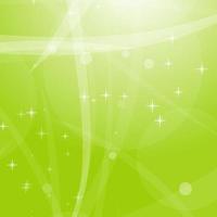 Light green abstract background with stars, circles and stripes. Flat vector illustration.