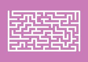 Abstract labyrinth. Game for kids. Puzzle for children. Maze conundrum. Vector illustration.