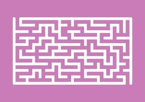 Abstract labyrinth. Game for kids. Puzzle for children. Maze conundrum. Vector illustration.