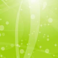 Light green abstract background with stars, circles and stripes. Flat vector illustration.