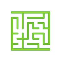 Abstract labyrinth. Game for kids. Puzzle for children. Maze conundrum. Vector illustration.