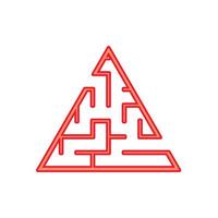 Abstact labyrinth. Game for kids. Puzzle for children. Maze conundrum. Color vector illustration.