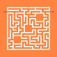 Abstact labyrinth. Game for kids. Puzzle for children. Maze conundrum. Color vector illustration.