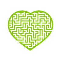 Abstract labyrinth. Game for kids. Puzzle for children. Maze conundrum. Vector illustration.