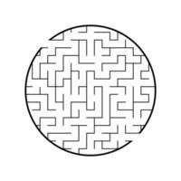 Abstract labyrinth. Game for kids. Puzzle for children. Maze conundrum. Vector illustration.