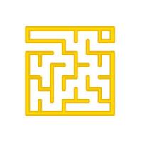 Abstract labyrinth. Game for kids. Puzzle for children. Maze conundrum. Vector illustration.