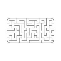 Abstact labyrinth. Game for kids. Puzzle for children. Maze conundrum. Vector illustration