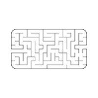 Abstact labyrinth. Game for kids. Puzzle for children. Maze conundrum. Vector illustration