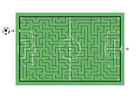 Abstact labyrinth. Game for kids. Puzzle for children. Maze conundrum. Color vector illustration.