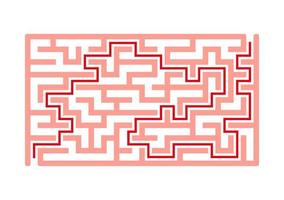 Abstract labyrinth. Game for kids. Puzzle for children. Maze conundrum. Vector illustration.