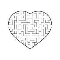 Abstact labyrinth. Game for kids. Puzzle for children. Maze conundrum. Vector illustration