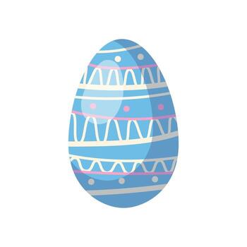 composición de las ilustraciones del huevo de pascua vector