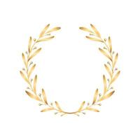 Tiny Laurel Wreath Composition vector