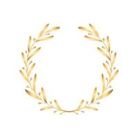 Tiny Laurel Wreath Composition vector