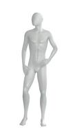 Male Body Mannequin Composition vector