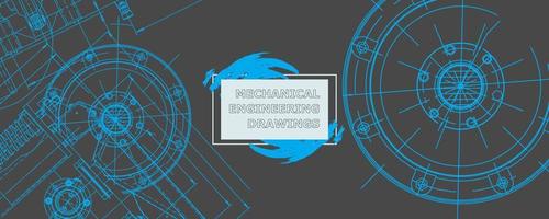 Futuristic Abstract Vector Technology Background. Mechanical Engineering  Wallpaper. Royalty Free SVG, Cliparts, Vectors, and Stock Illustration.  Image 87432901.