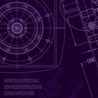 Blueprint, Sketch. Vector engineering illustration