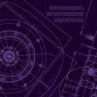 Blueprint, Sketch. Vector engineering illustration