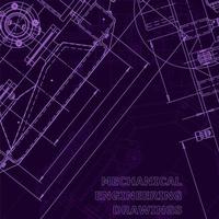 Blueprint, Sketch. Vector engineering illustration