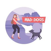 Mad Dogs Pepper Composition vector