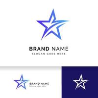 star logo design sign template. star vector icon