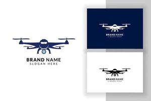 Drone logo design template. Drone sign symbol illustration. vector