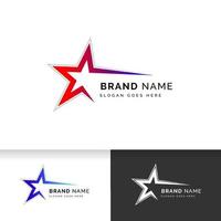 star logo design sign template. star vector icon