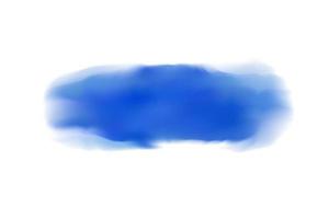 Dark blue realistic watercolor brush strokes on transparent isolated background. Vector illustration created by Mesh tool for background, wallpaper, print design. EPS10