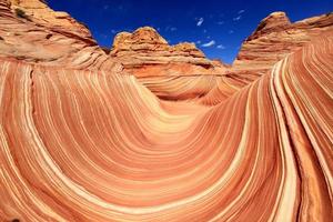 The Wave Navajo Sand Formation in Arizona USA photo