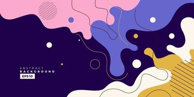 Wave background with modern colors. Abstract design elements and dynamic shapes. Vector illustration for banners, flyers and website.