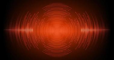 ondas de sonido oscilando luz oscura vector