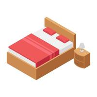 Hotel Bed Concepts vector