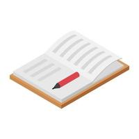 Trendy Book Concepts vector