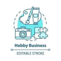 Hobby business concept icon vector