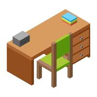 Office Table Concepts vector