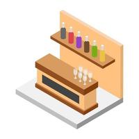 Trendy Bar Concepts vector