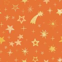 Vector modern colorful seamless background with star shape. Use it for wallpaper, textile print, pattern fills, web page, surface textures, wrapping paper, design of presentation