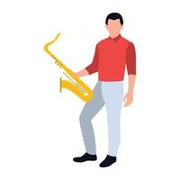 Playing Trumpet Concepts vector