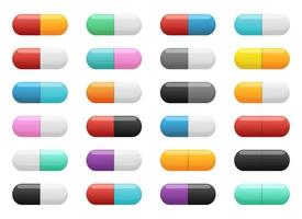 Pill tablet vector design illustration isolated on white background
