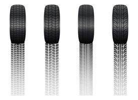 Tire vector design illustration isolated on white background