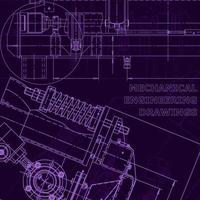 plano, bosquejo. ilustración de ingeniería vectorial vector