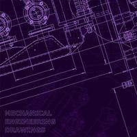 Blueprint, Sketch. Vector engineering illustration