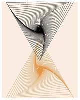 diseño contemporáneo abstracto, con formas geométricas equilibradas, diseño de arte minimalista moderno de mediados de siglo. para impresión artística, decoración de paredes, libros, portadas, carteles, folletos, revistas. vector eps10