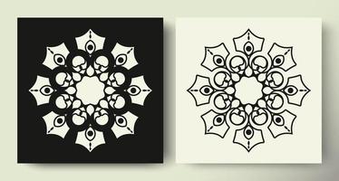ornament pattern circle collection design vector