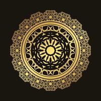 Luxury Mandala background design template vector