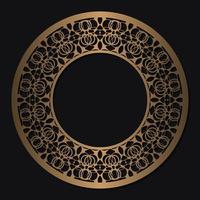 luxury ornament pattern circle design vector